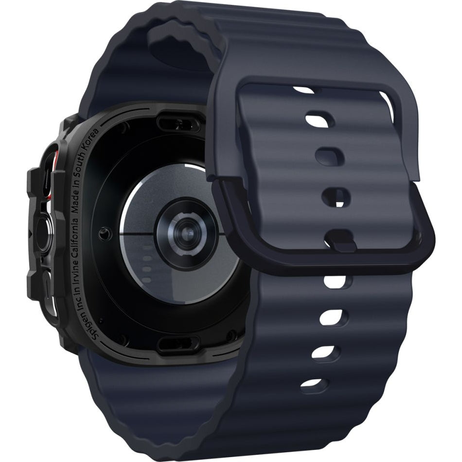 Schutzhülle für Galaxy Watch Ultra 2 / 1, Spigen Rugged Armor, Schwarz