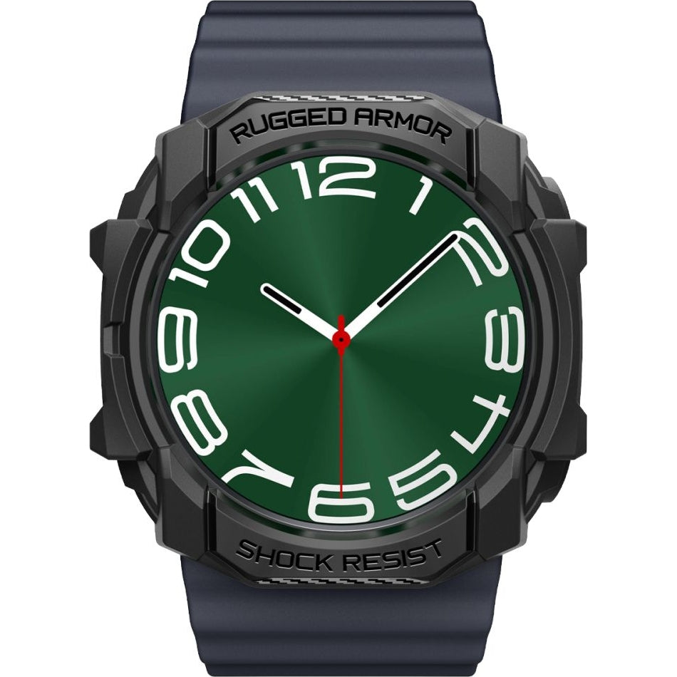 Schutzhülle für Galaxy Watch Ultra 2 / 1, Spigen Rugged Armor, Schwarz