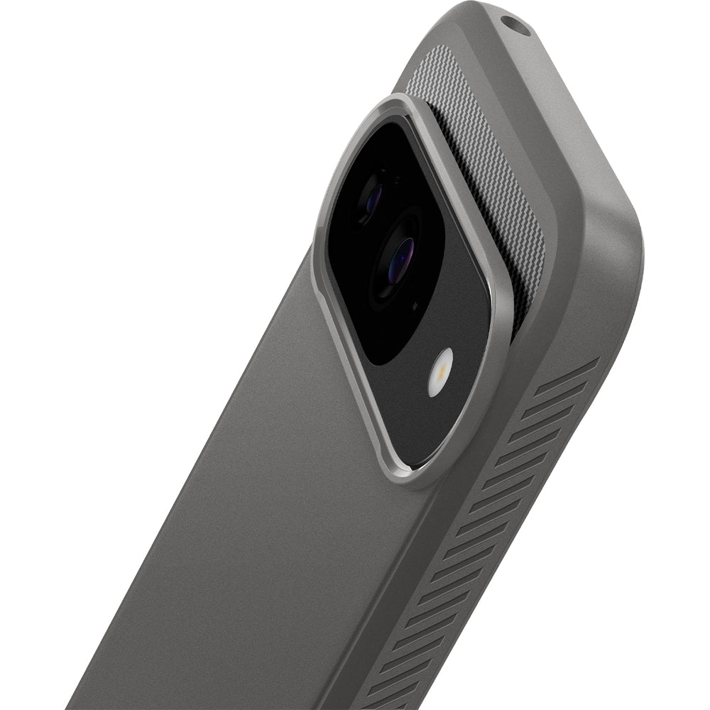 Schutzhülle für Google Pixel 9 / 9 Pro, Spigen Rugged Armor, Grau