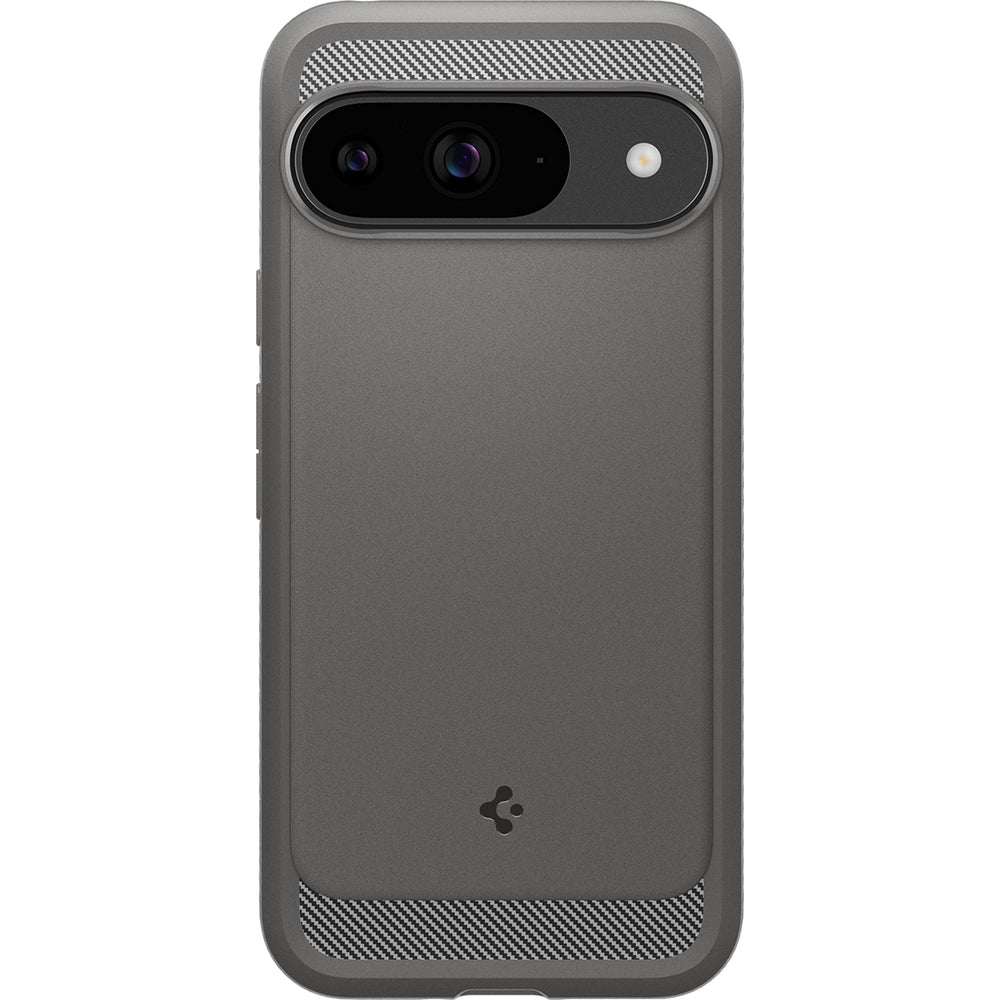 Schutzhülle für Google Pixel 9 / 9 Pro, Spigen Rugged Armor, Grau