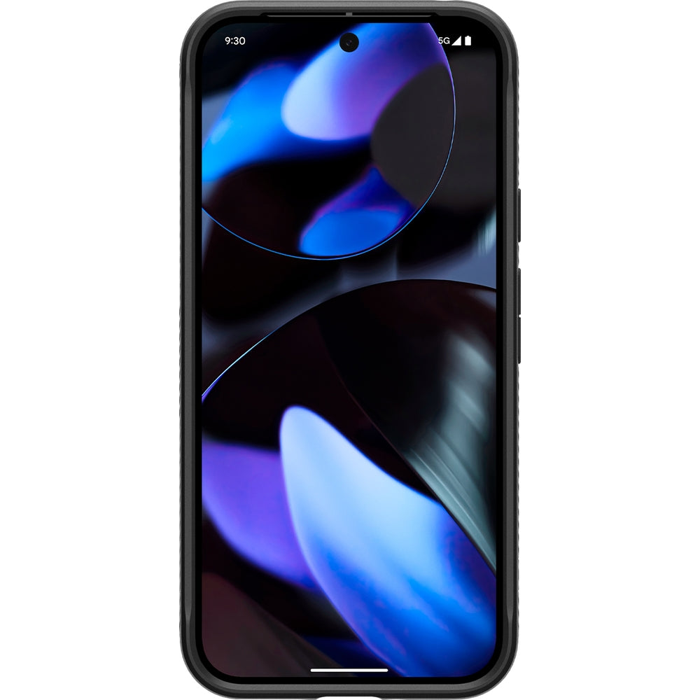 Schutzhülle für Google Pixel 9 / 9 Pro, Spigen Rugged Armor, Schwarz