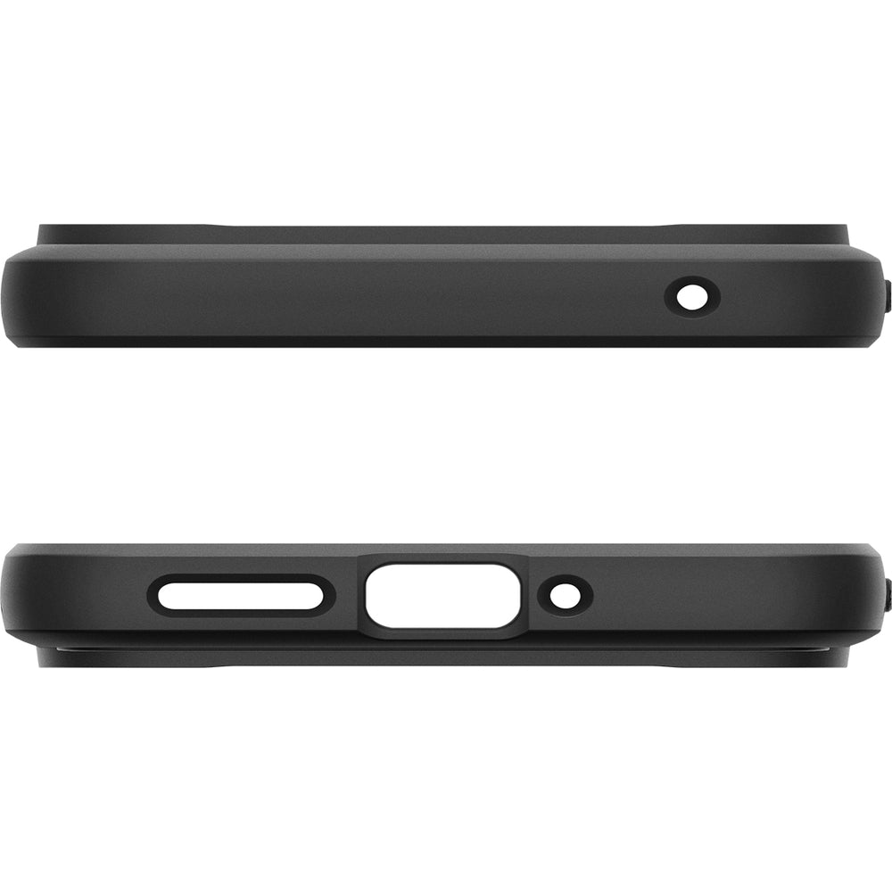Schutzhülle für Google Pixel 9 / 9 Pro, Spigen Rugged Armor, Schwarz