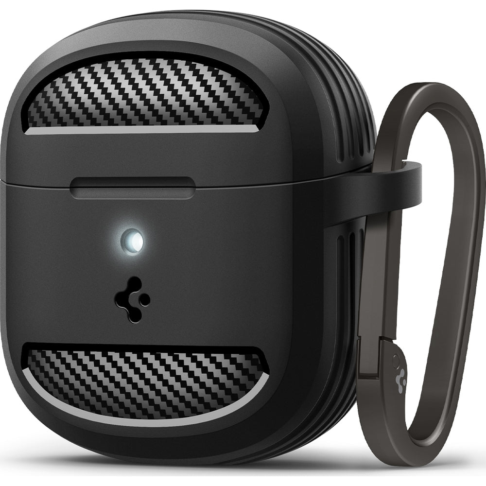 Hülle für Google Pixel Buds 2a, Spigen Rugged Armor, Schwarz