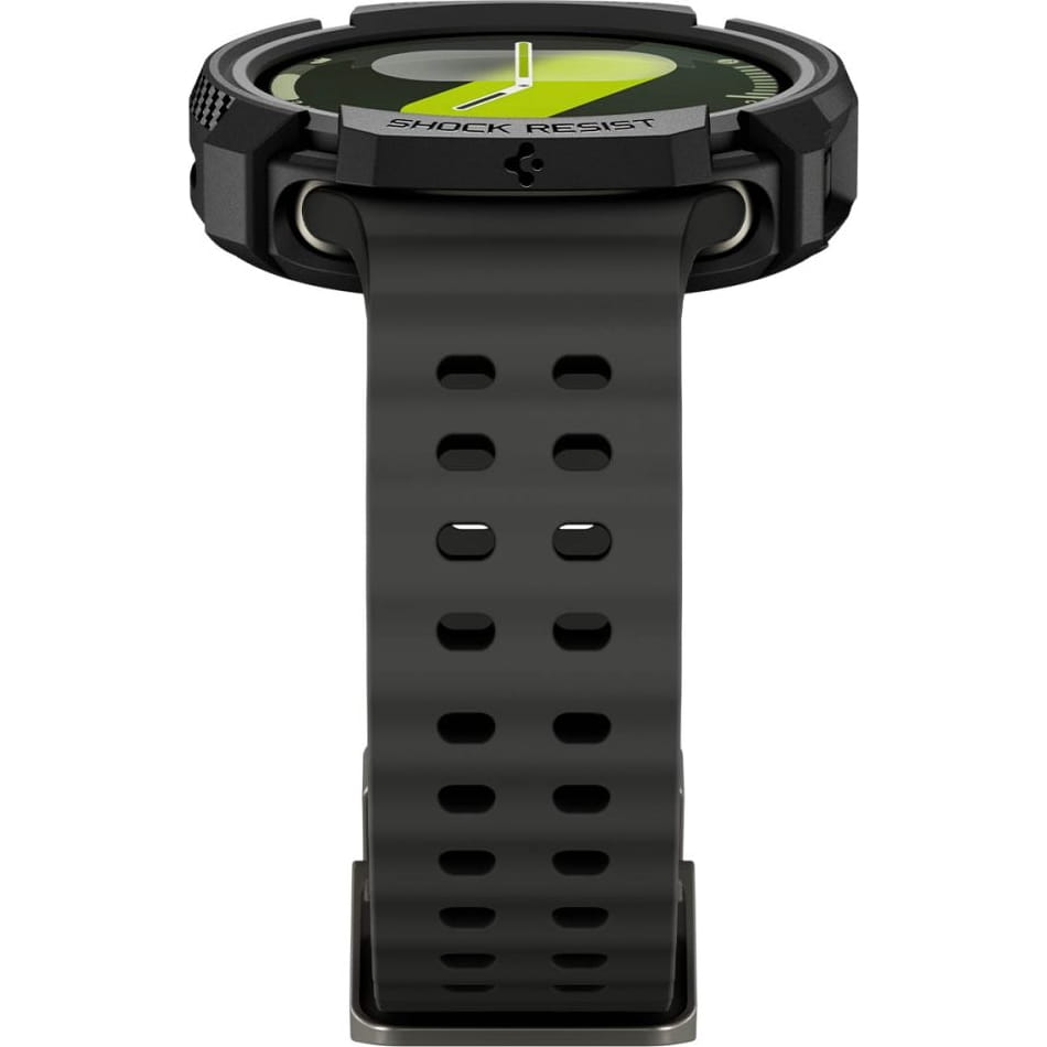Hülle für Galaxy Watch 8 40 mm, Spigen Rugged Armor, Schwarz