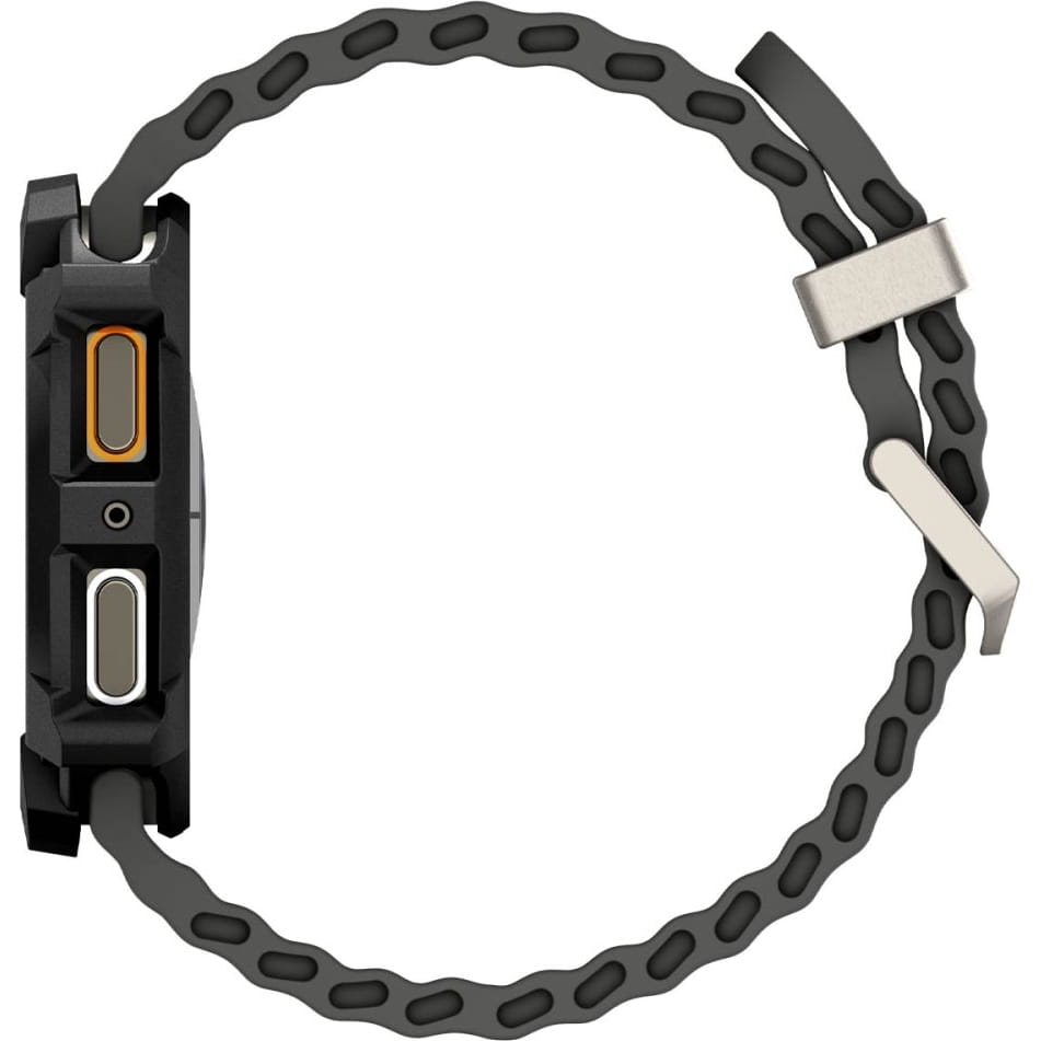 Hülle für Galaxy Watch 8 40 mm, Spigen Rugged Armor, Schwarz