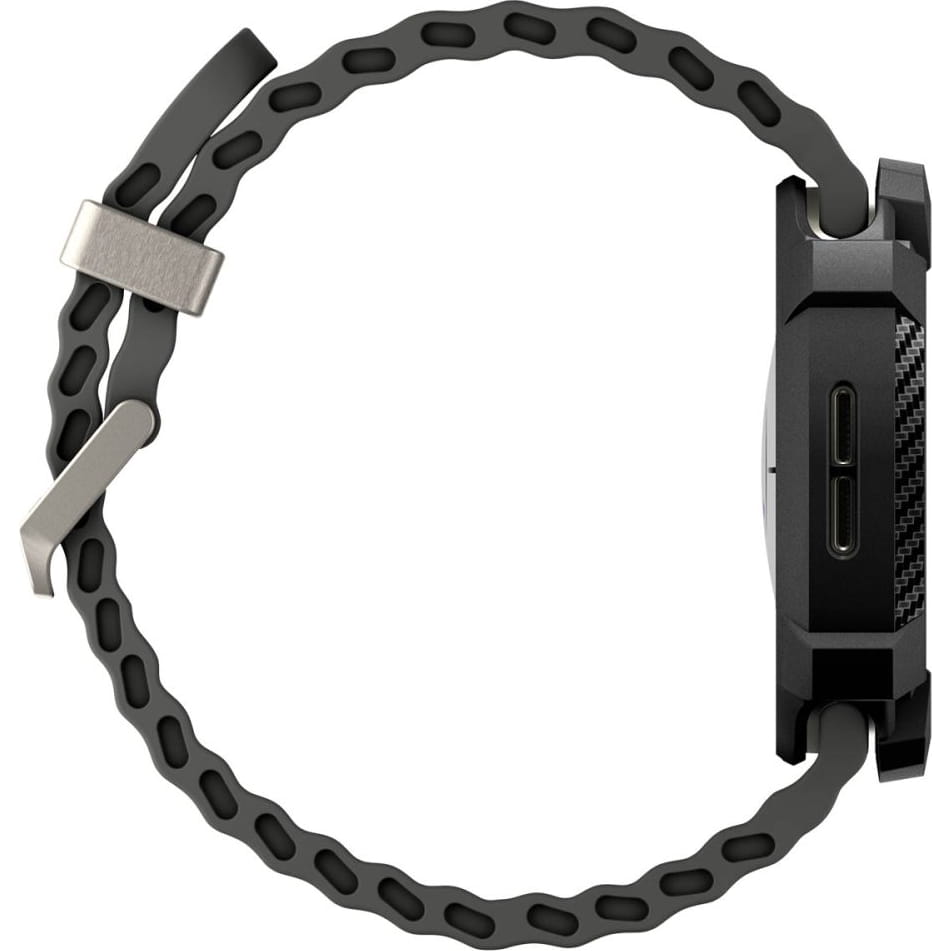 Hülle für Galaxy Watch 8 40 mm, Spigen Rugged Armor, Schwarz