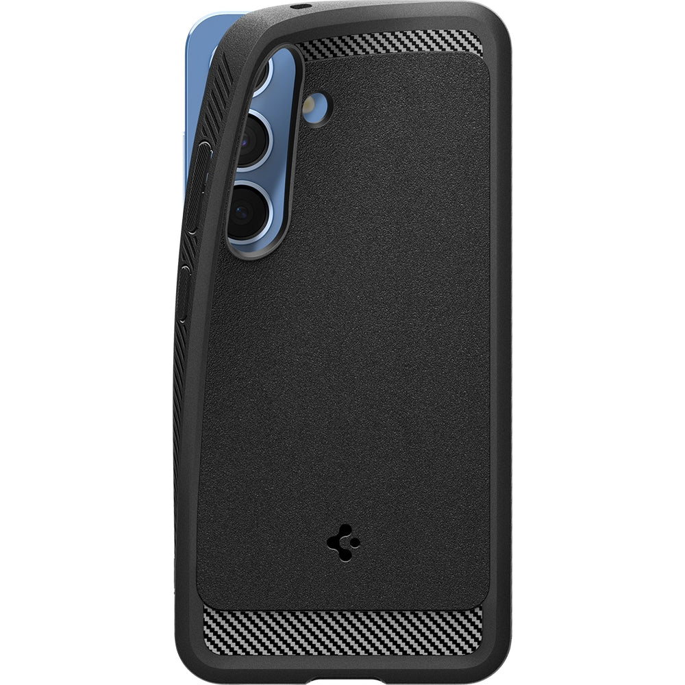 Handyhülle für Galaxy S25 Plus, Spigen Rugged Armor Mag mit MagSafe, Schwarz