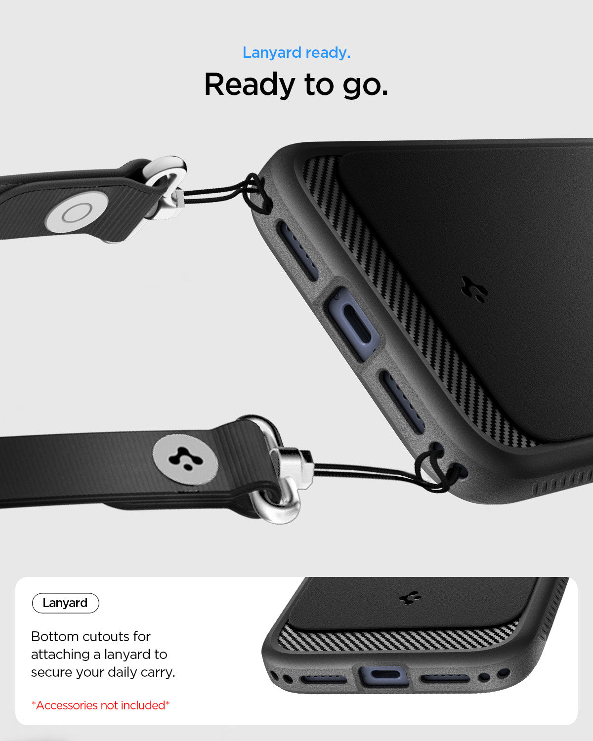 Handyhülle für iPhone 18 Pro Max, Spigen Rugged Armor Mag mit MagSafe, Schwarz (8/13)