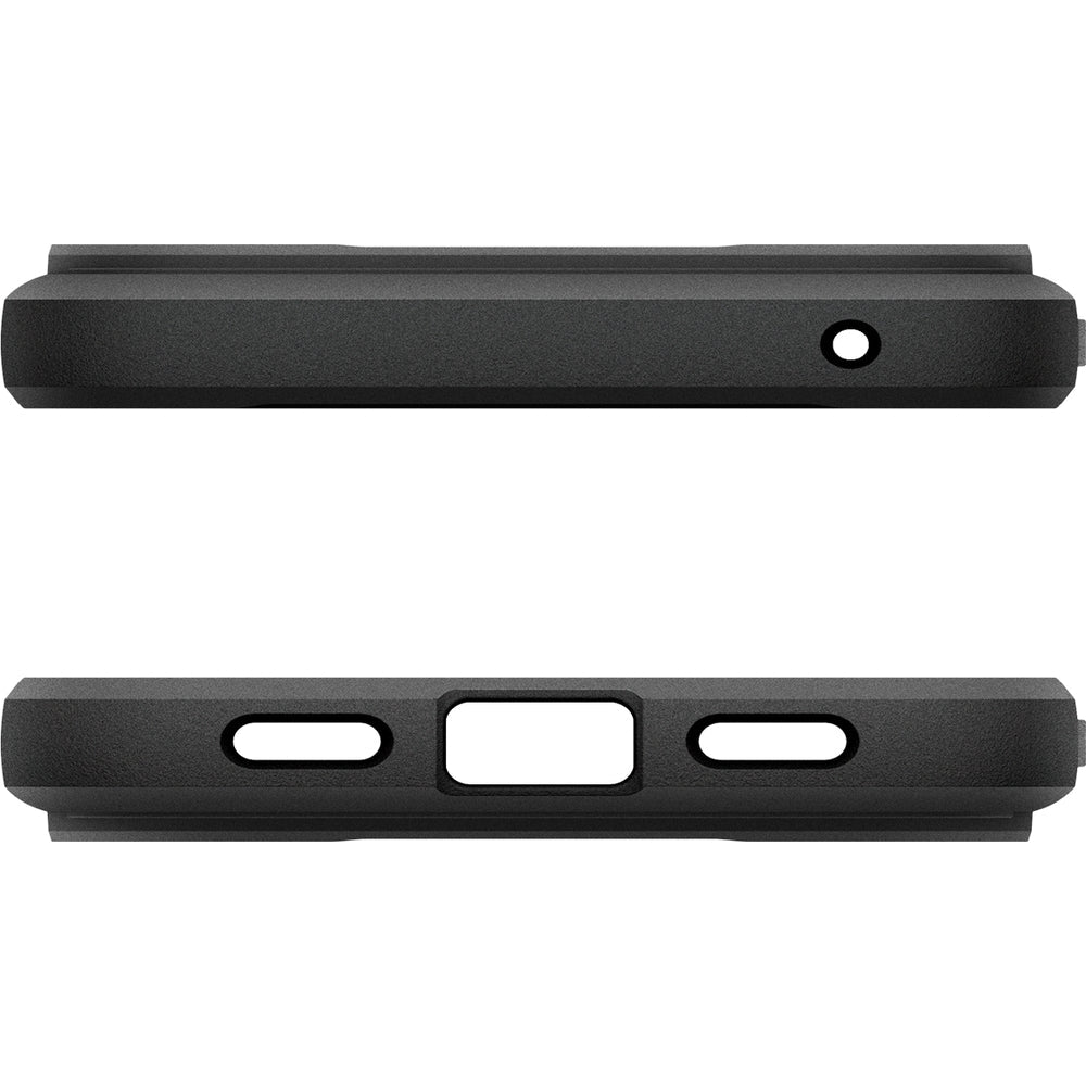 Handyhülle für Google Pixel 10 Pro / Pixel 10, Spigen Rugged Armor Mag mit MagSafe, Schwarz