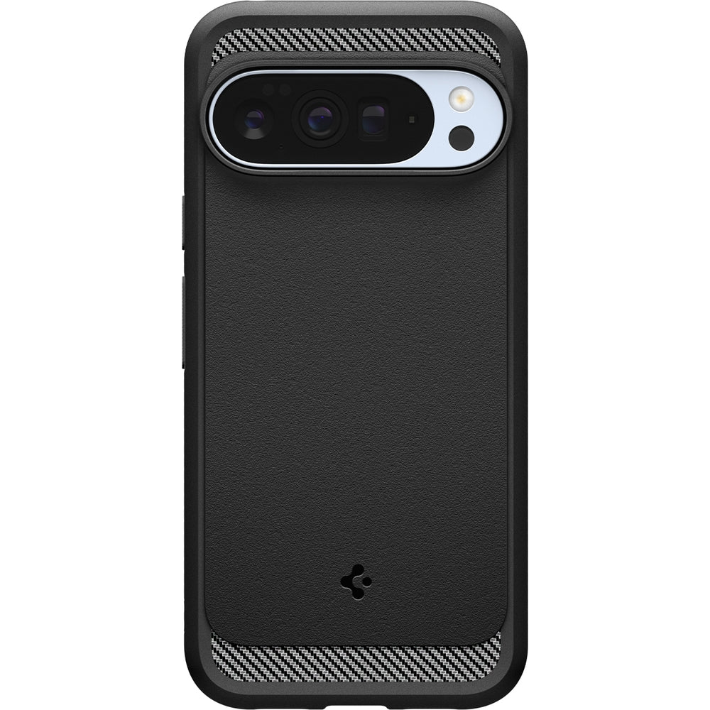 Handyhülle für Google Pixel 10 Pro XL, Spigen Rugged Armor Mag mit MagSafe, Schwarz