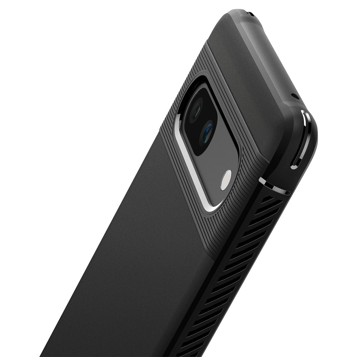 Schutzhülle Spigen Rugged Armor für Pixel 7A, Schwarz