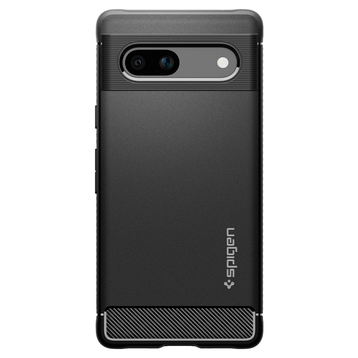 Schutzhülle Spigen Rugged Armor für Pixel 7A, Schwarz