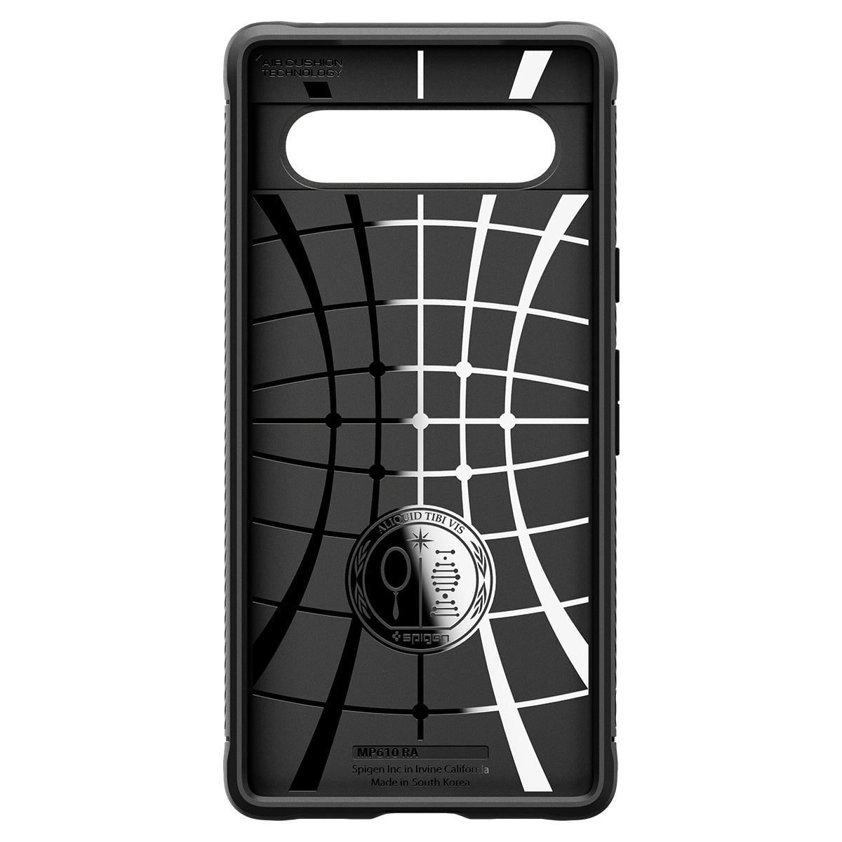 Schutzhülle Spigen Rugged Armor für Pixel 7A, Schwarz