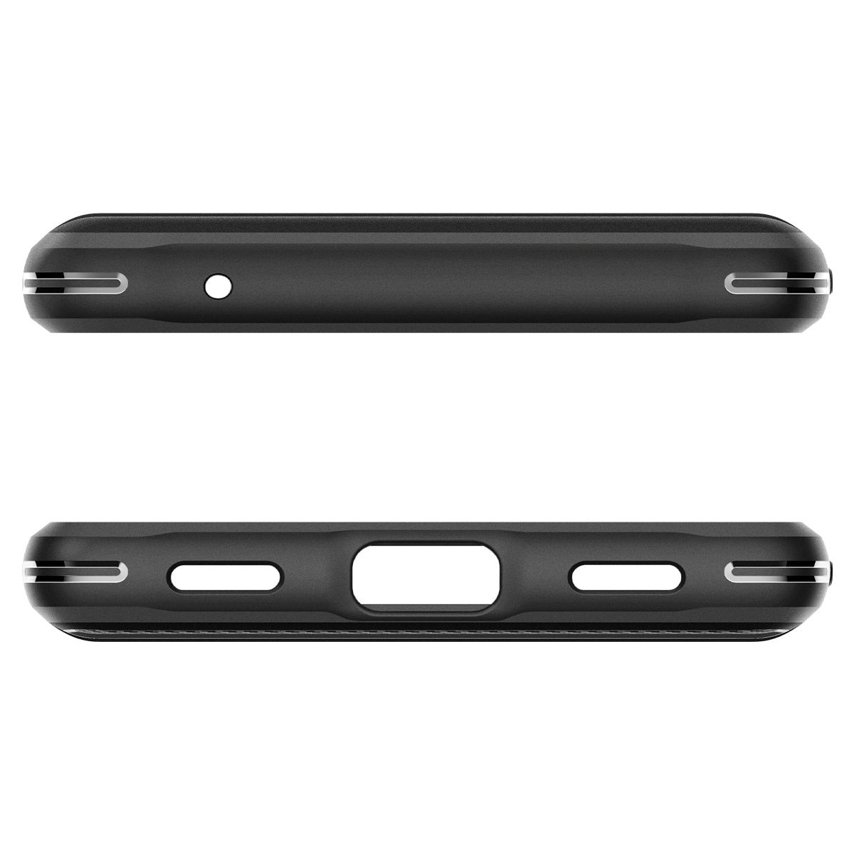Schutzhülle Spigen Rugged Armor für Pixel 7A, Schwarz