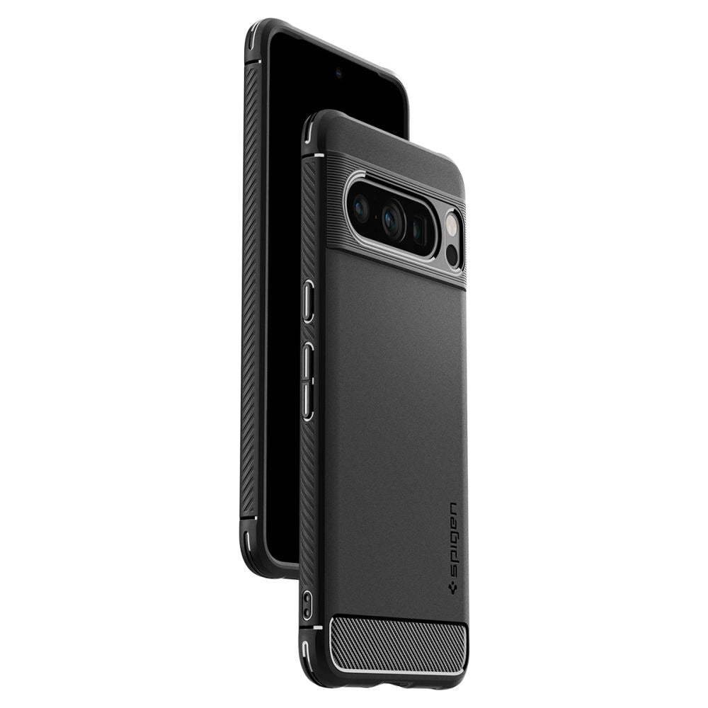 Schutzhülle Spigen Rugged Armor für Google Pixel 8 Pro, Schwarz