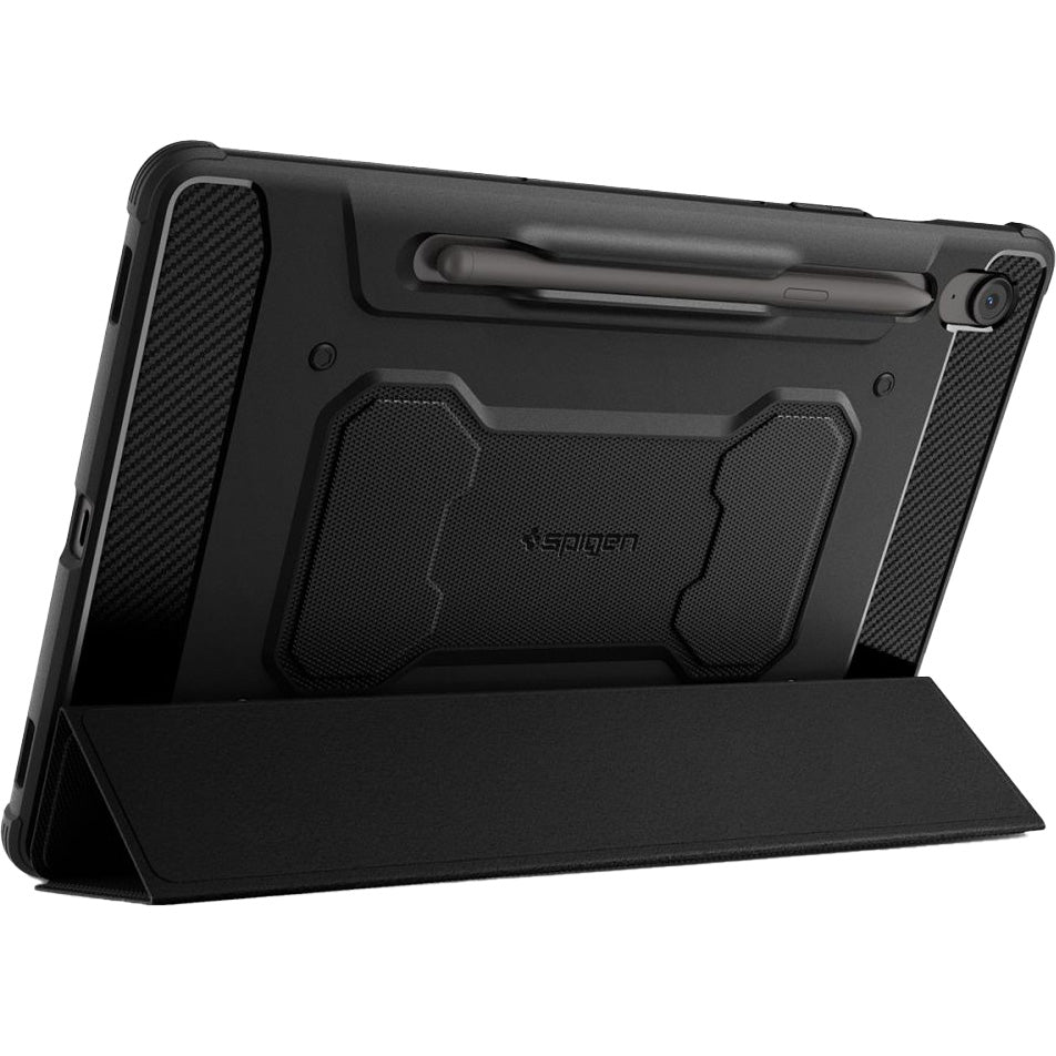 Hülle für Galaxy Tab S10 FE Plus, Spigen Rugged Armor Pro, Schwarz