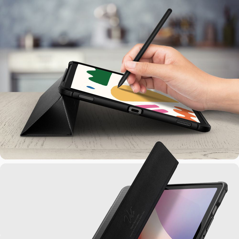 Hülle für Galaxy Tab S10 FE Plus, Spigen Rugged Armor Pro, Schwarz