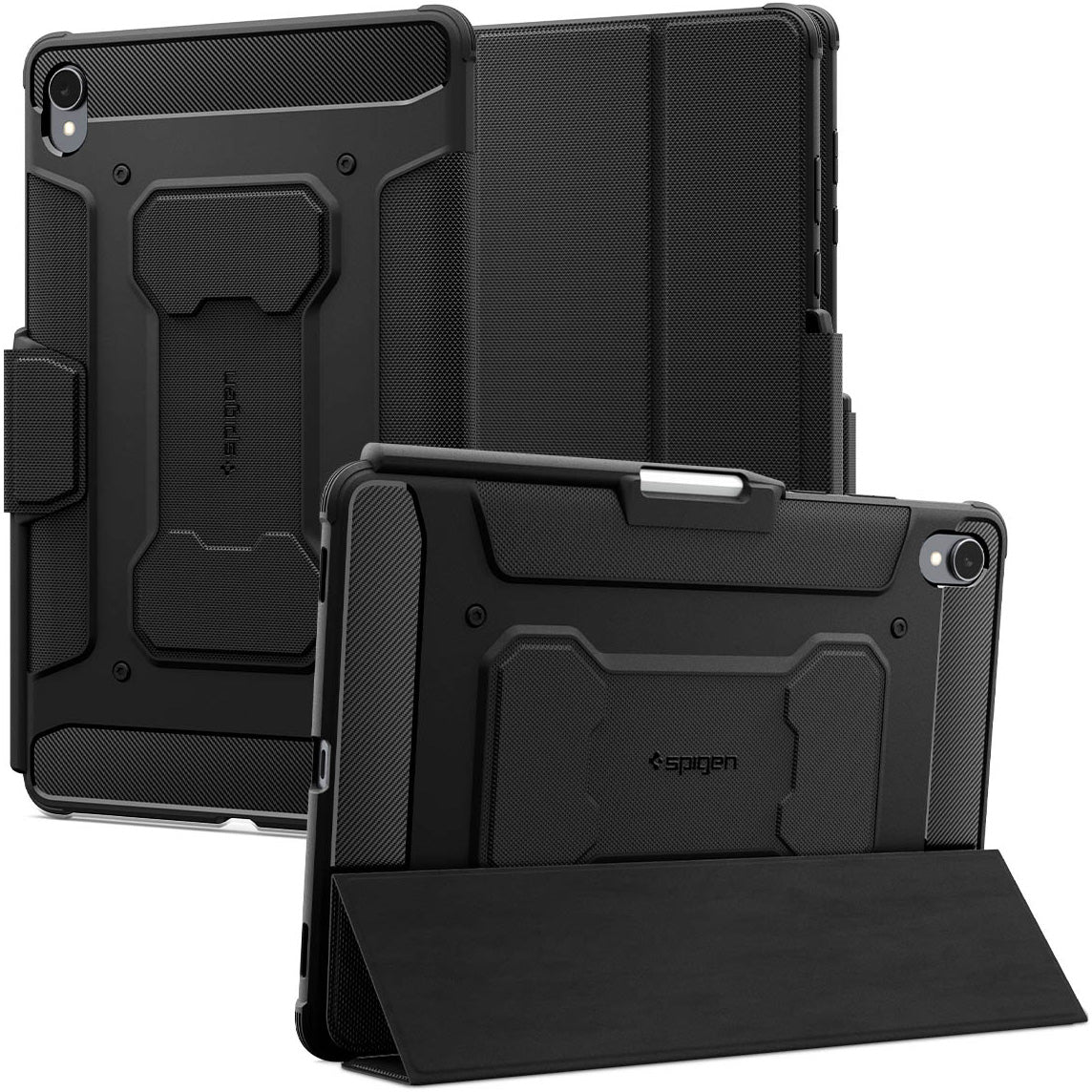 Hülle für Galaxy Tab S11, Spigen Rugged Armor Pro, Schwarz