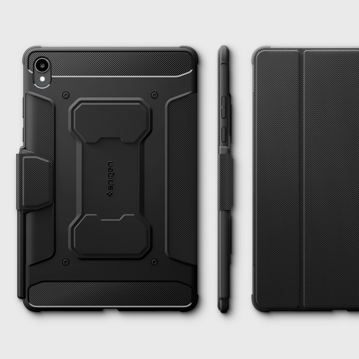 Hülle für Galaxy Tab S11, Spigen Rugged Armor Pro, Schwarz