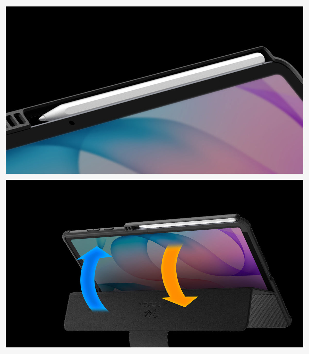 Schutzhülle für Galaxy Tab S12 Plus, Spigen Rugged Armor Pro, Schwarz (7/18)