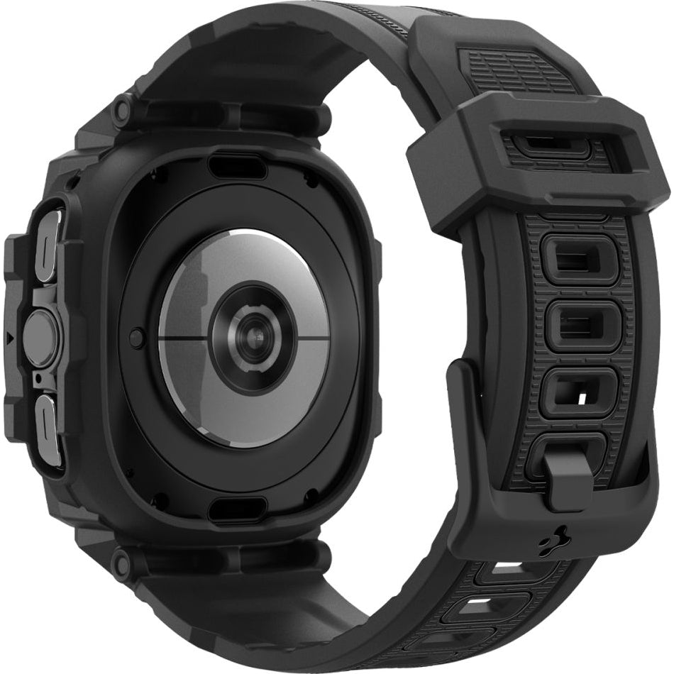 Schutzhülle mit Armband für Galaxy Watch Ultra 47mm, Spigen Rugged Armor Pro, Schwarz