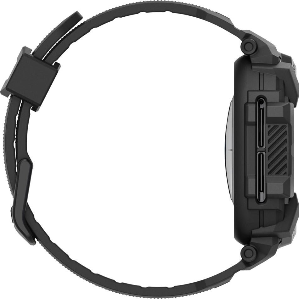Schutzhülle mit Armband für Galaxy Watch Ultra 47mm, Spigen Rugged Armor Pro, Schwarz
