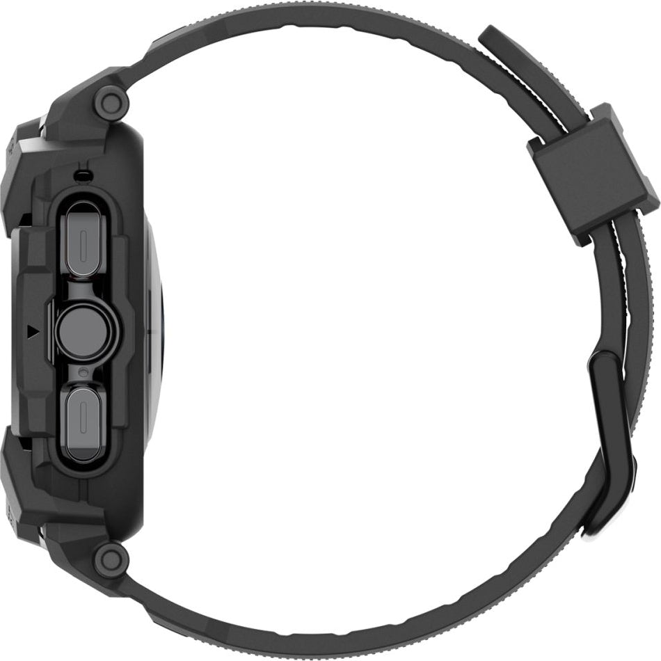 Schutzhülle mit Armband für Galaxy Watch Ultra 47mm, Spigen Rugged Armor Pro, Schwarz