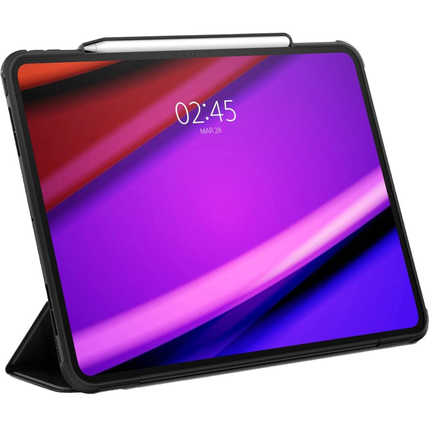 Schutzhülle für iPad Pro 13" 2025 / 2024, Spigen Rugged Armor Pro, Schwarz