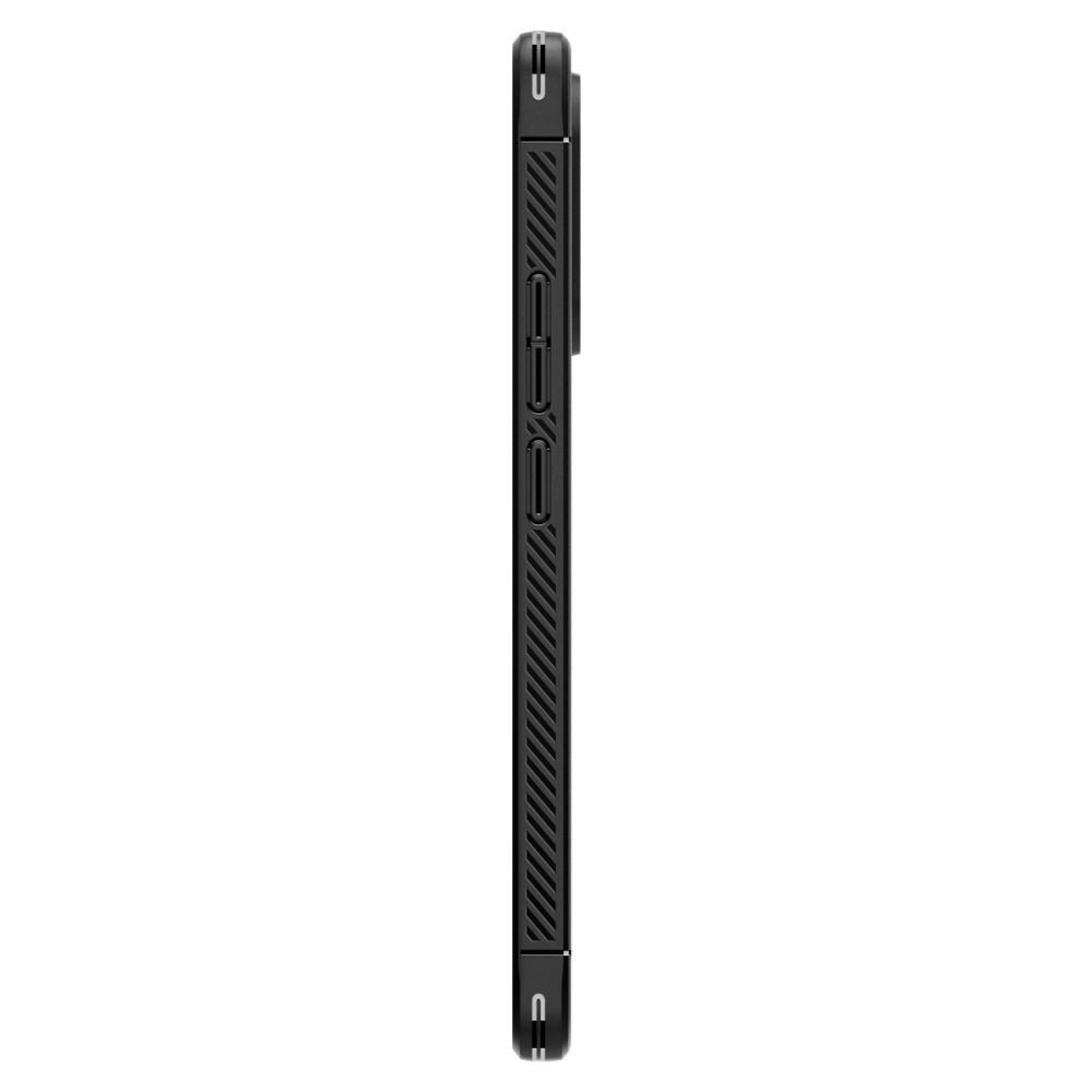 Schutzhülle für Xiaomi Redmi Note 13 4G, Spigen Rugged Armor, Schwarz