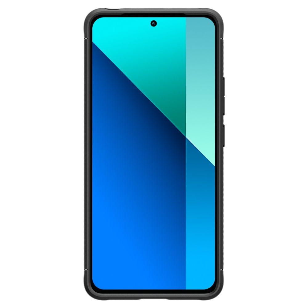Schutzhülle für Xiaomi Redmi Note 13 4G, Spigen Rugged Armor, Schwarz