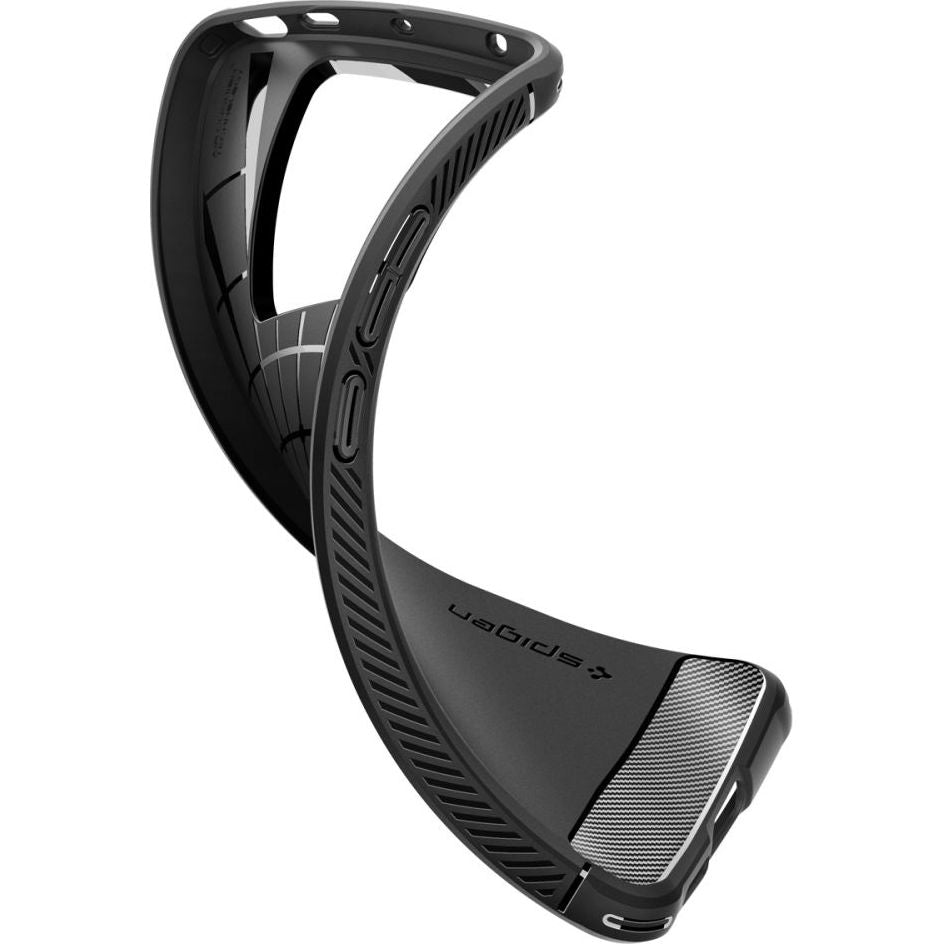 Schutzhülle für Xiaomi Redmi Note 13 Pro 5G/Poco X6 5G, Spigen Rugged Armor, Schwarz