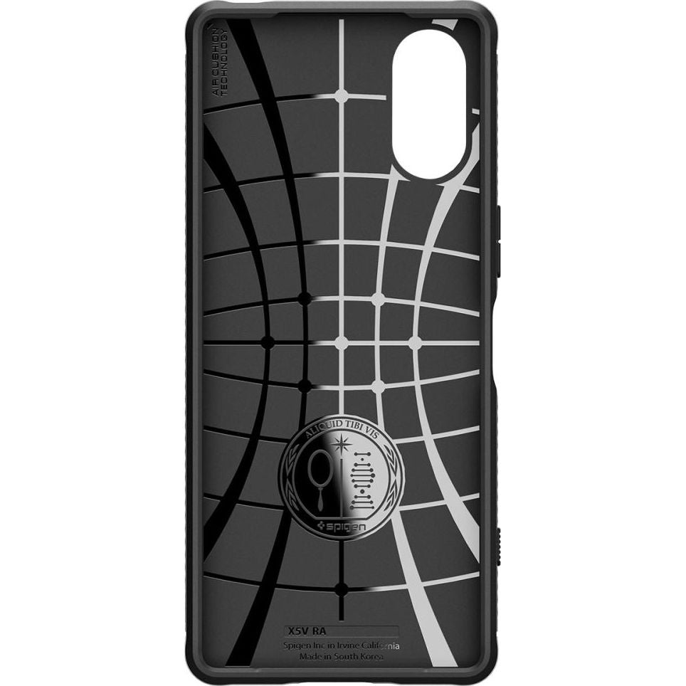 Schutzhülle Spigen Rugged Armor für Sony Xperia 5V, Schwarz