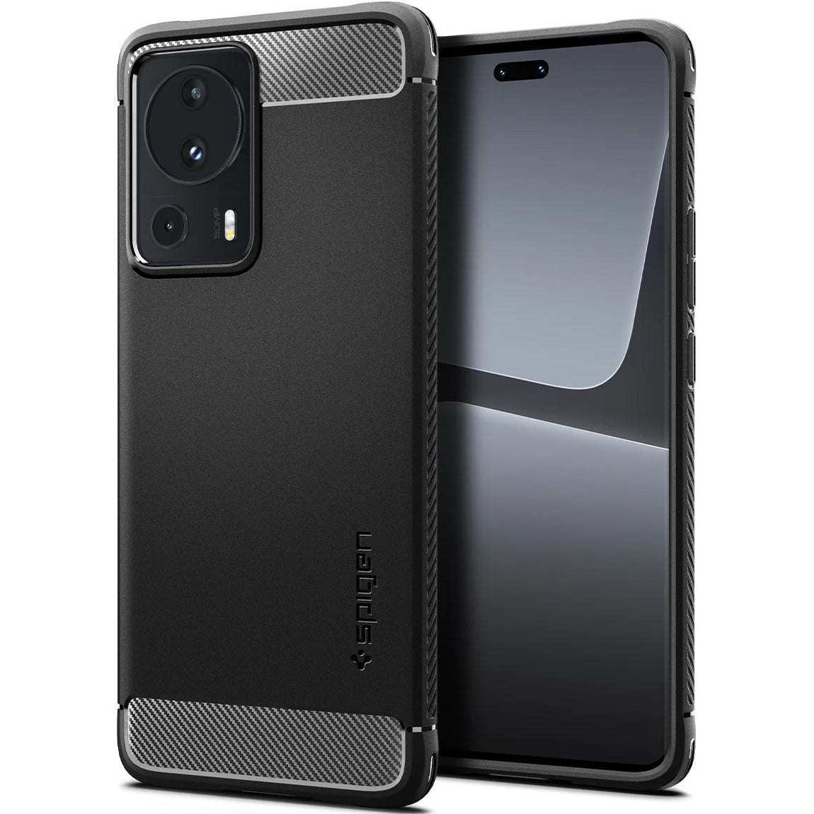 Schutzhülle Spigen Rugged Armor für Xiaomi 13 Lite, Schwarz