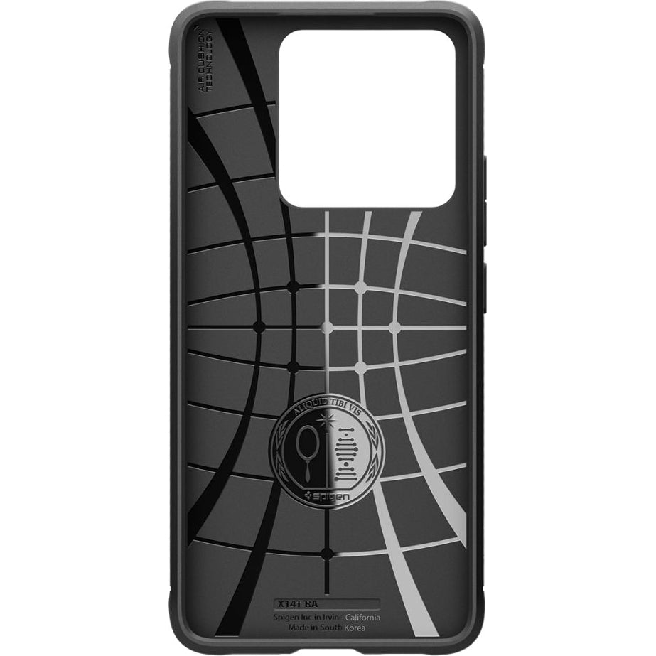 Handyhülle für Xiaomi 14T Pro, Spigen Rugged Armor, Schwarz