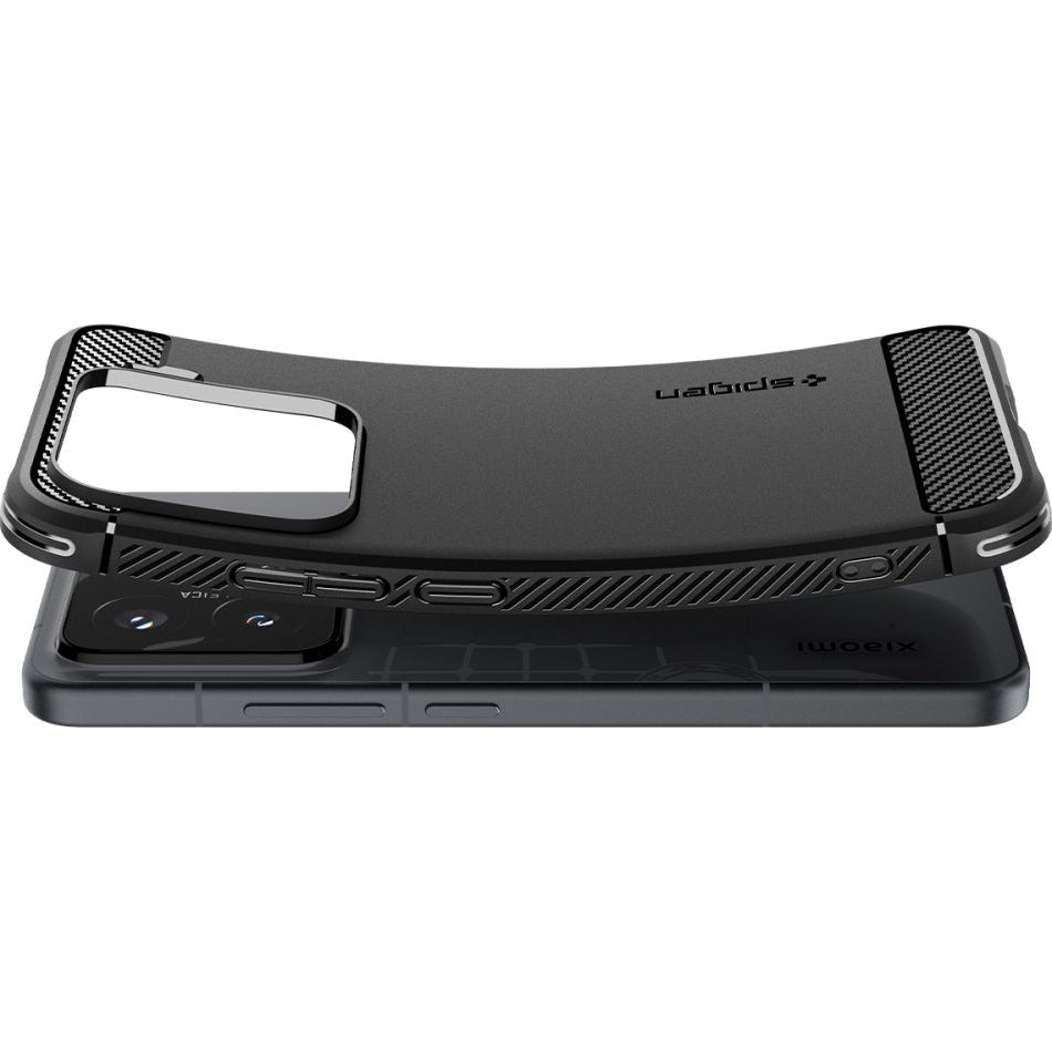 Handyhülle für Xiaomi 15, Spigen Rugged Armor, Schwarz