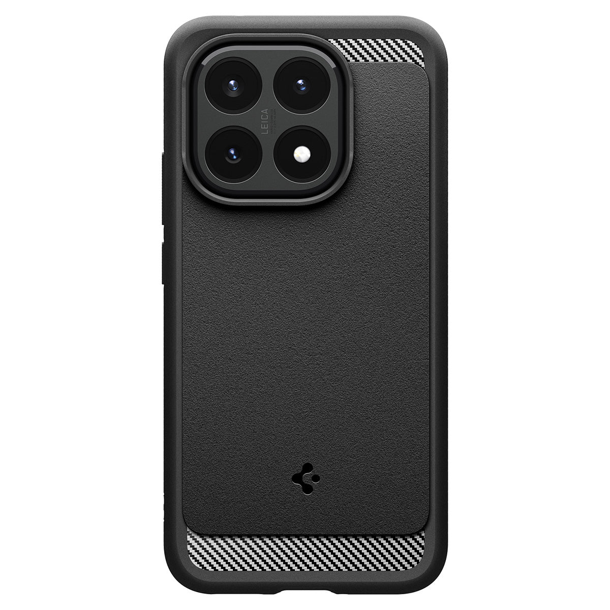 Handyhülle für Xiaomi 15T, Spigen Rugged Armor, Schwarz