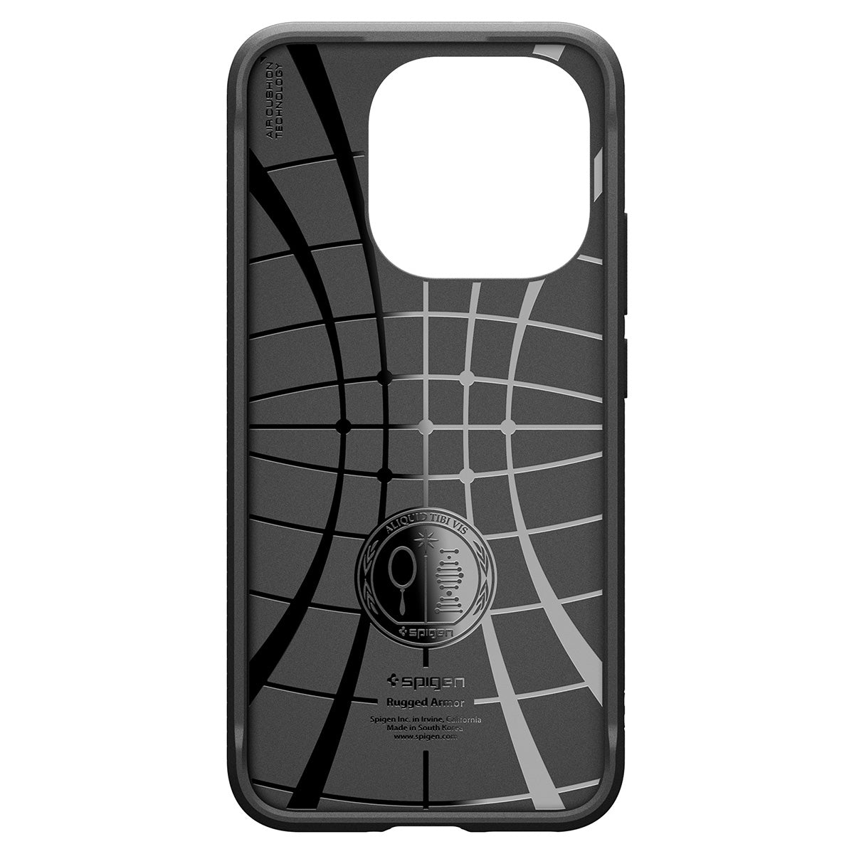 Handyhülle für Xiaomi 15T, Spigen Rugged Armor, Schwarz