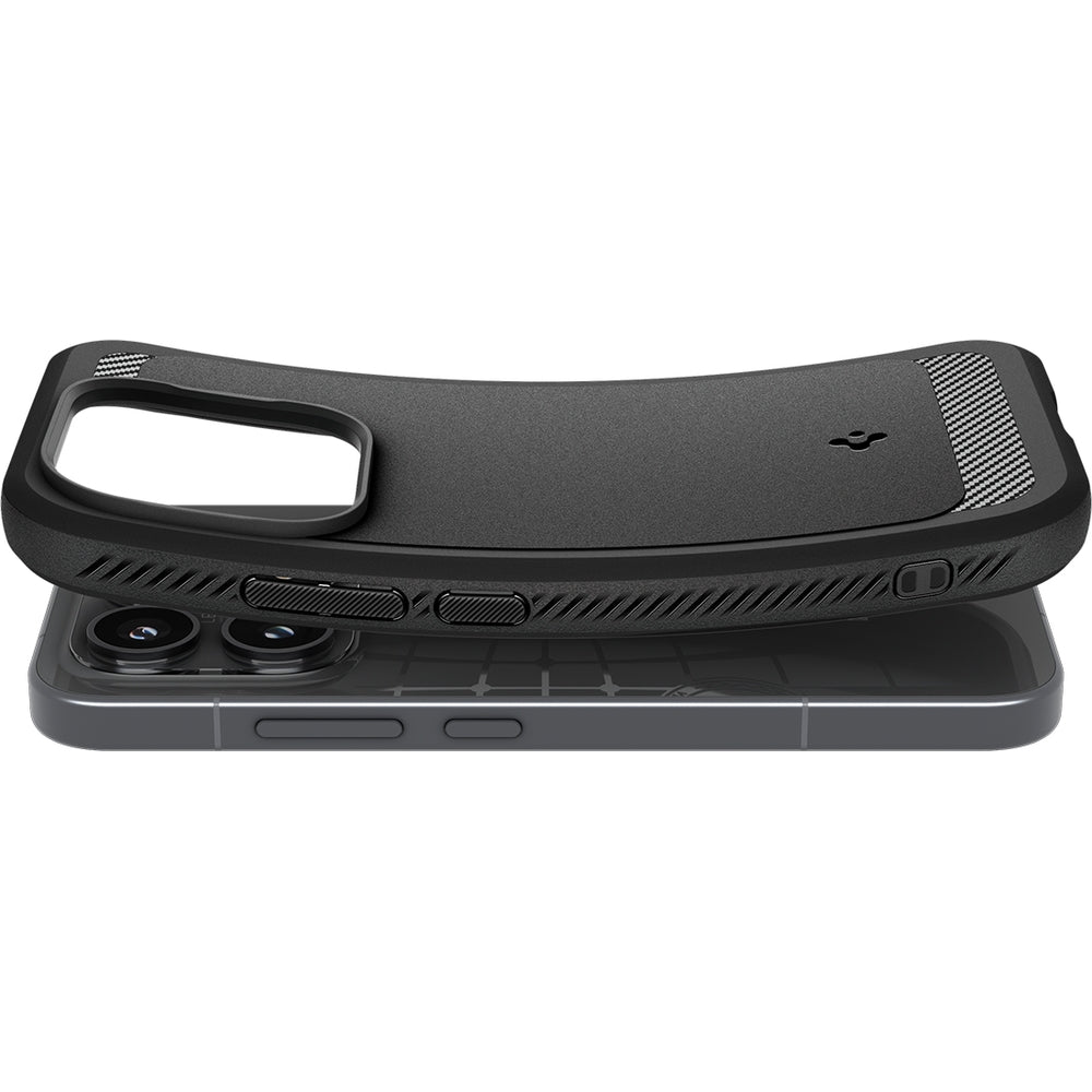 Handyhülle für Xiaomi 17, Spigen Rugged Armor, Schwarz