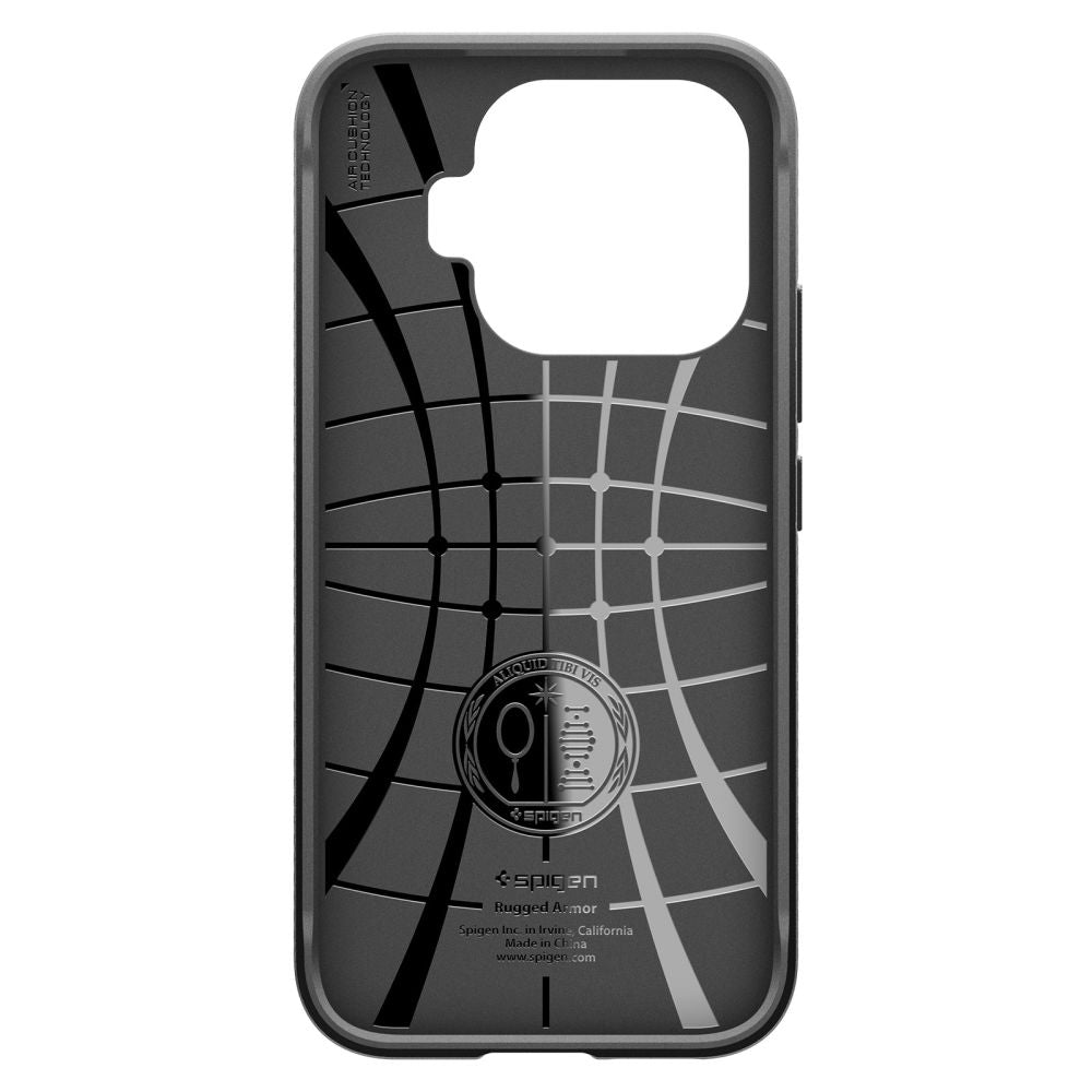 Handyhülle für Xiaomi 17T, Spigen Rugged Armor, Schwarz