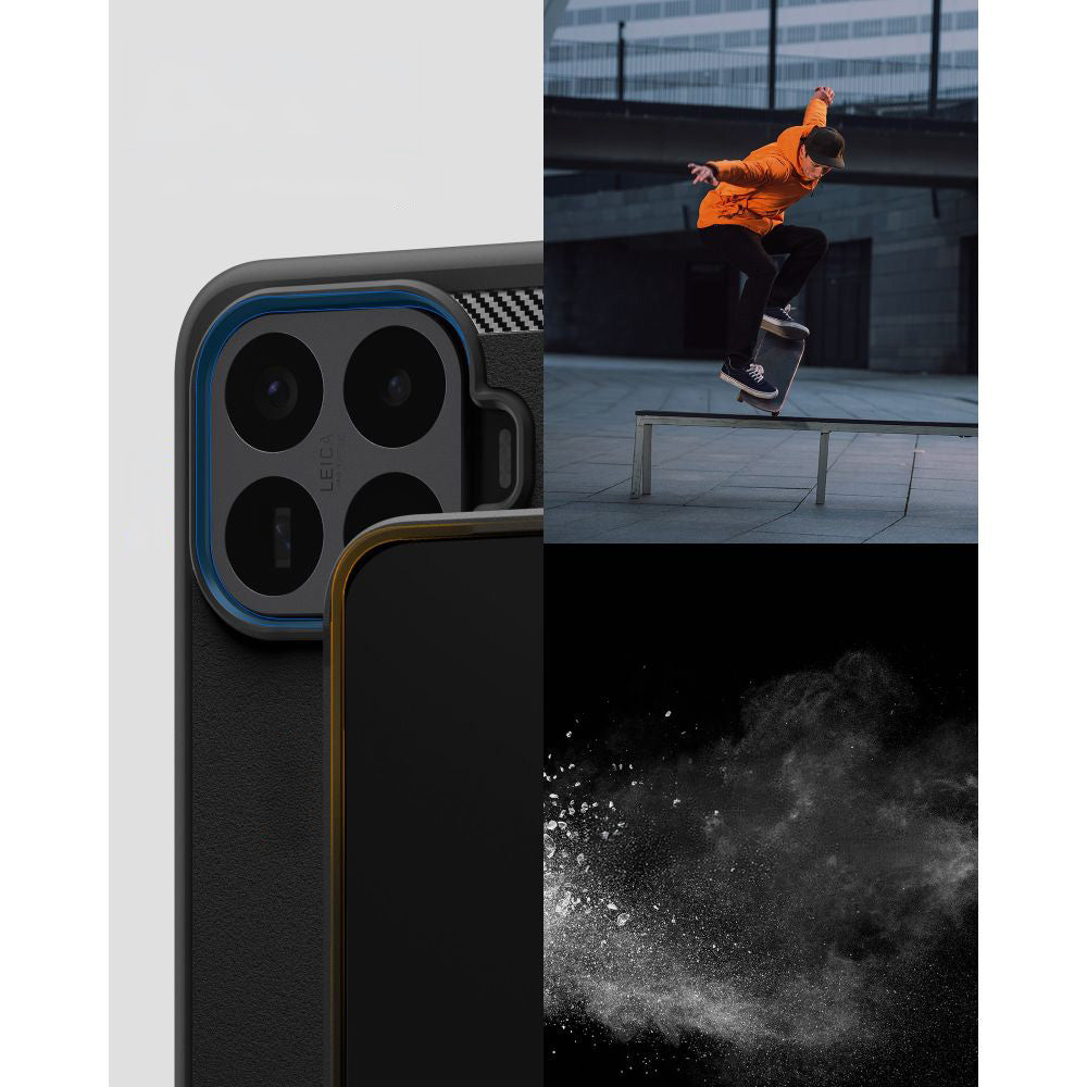 Handyhülle für Xiaomi 17T, Spigen Rugged Armor, Schwarz