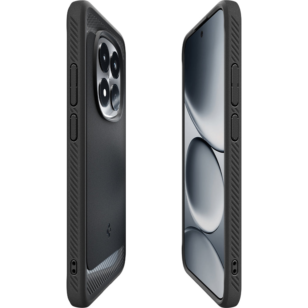 Handyhülle für Xiaomi Redmi Note 15 Pro 5G, Spigen Rugged Armor, Schwarz