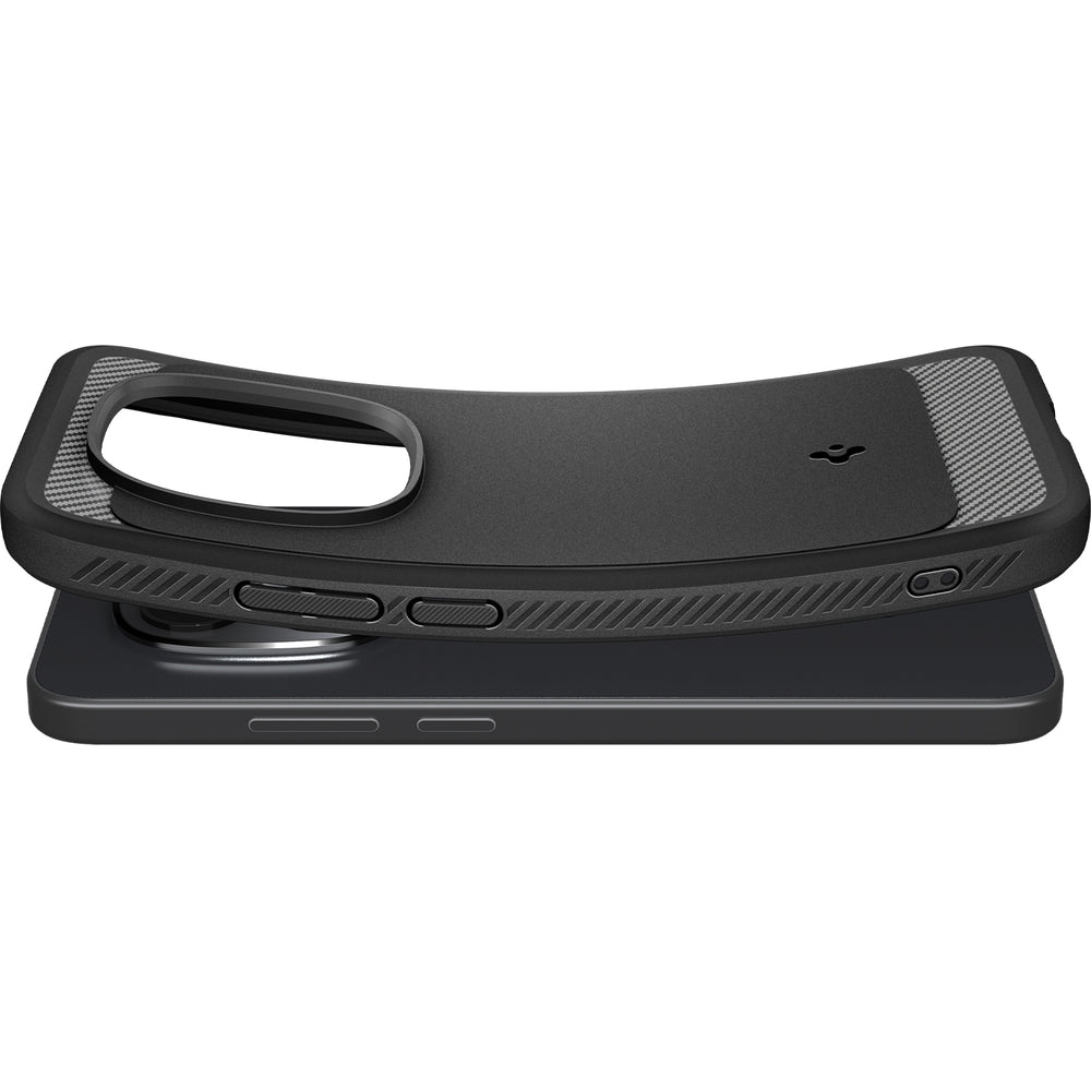 Handyhülle für Xiaomi Redmi Note 15 Pro 5G, Spigen Rugged Armor, Schwarz