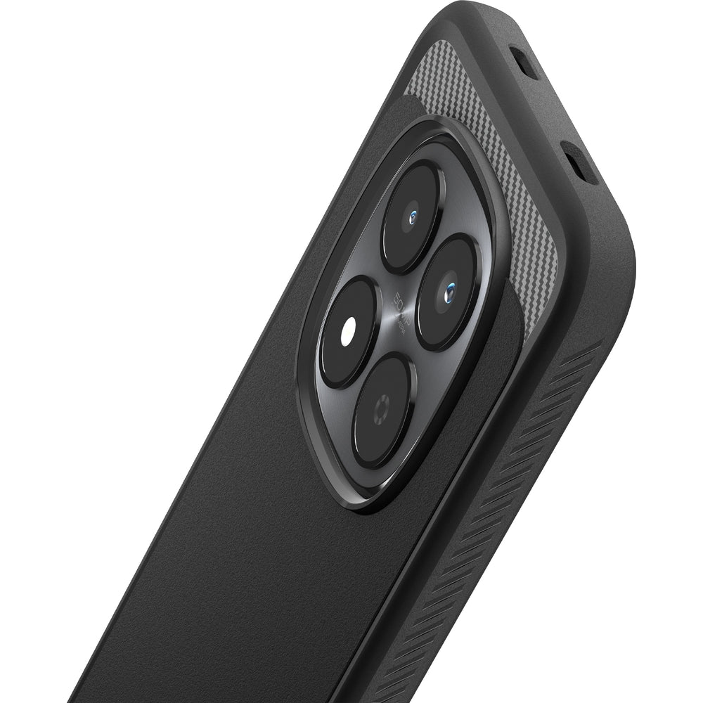 Handyhülle für Xiaomi Redmi Note 15 Pro 5G, Spigen Rugged Armor, Schwarz