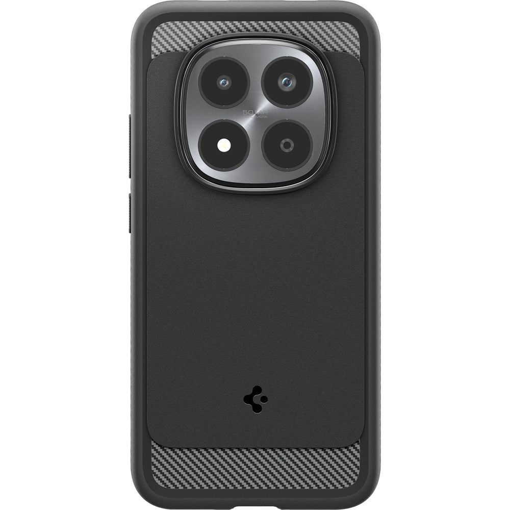 Handyhülle für Xiaomi Redmi Note 15 Pro 5G, Spigen Rugged Armor, Schwarz