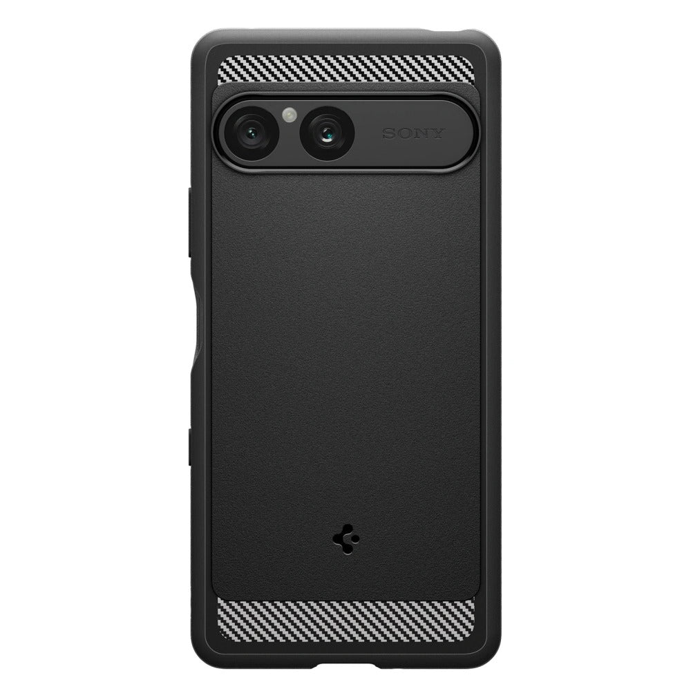 Handyhülle für Xperia 10 VII, Spigen Rugged Armor, Schwarz