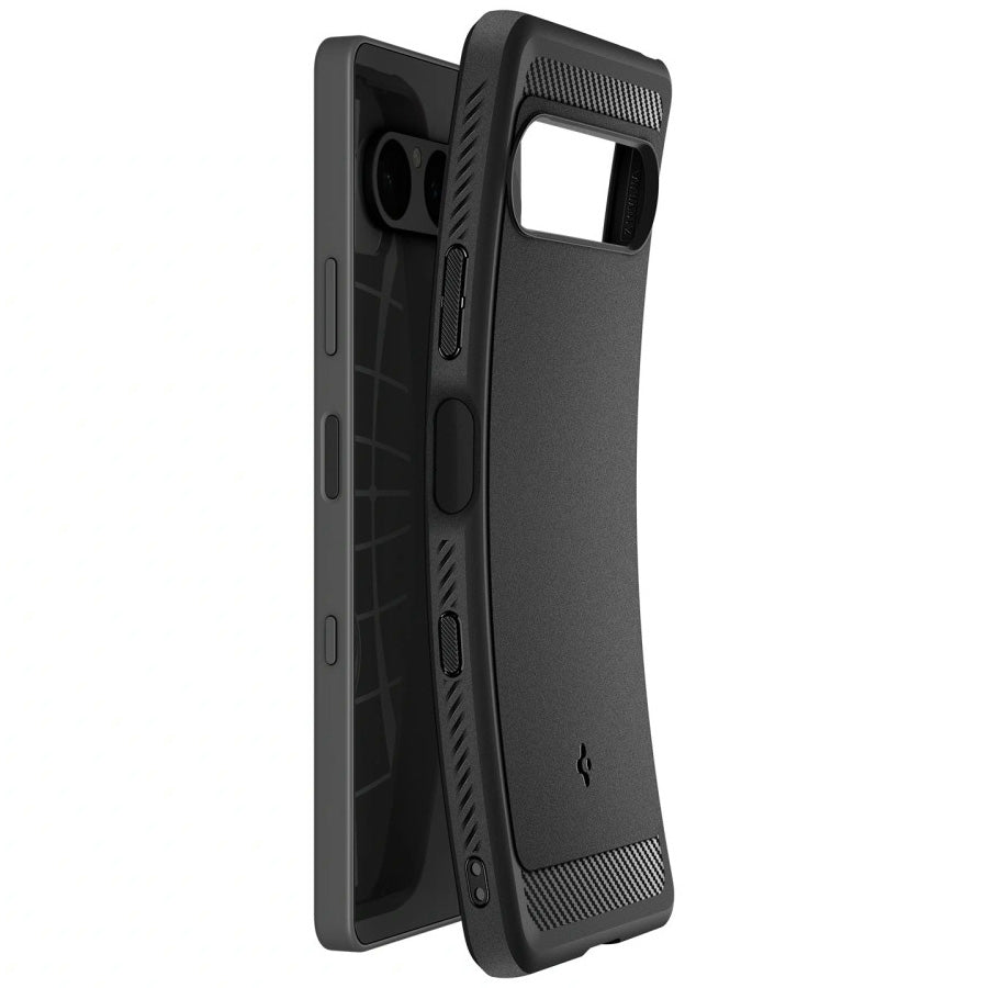 Handyhülle für Xperia 10 VII, Spigen Rugged Armor, Schwarz