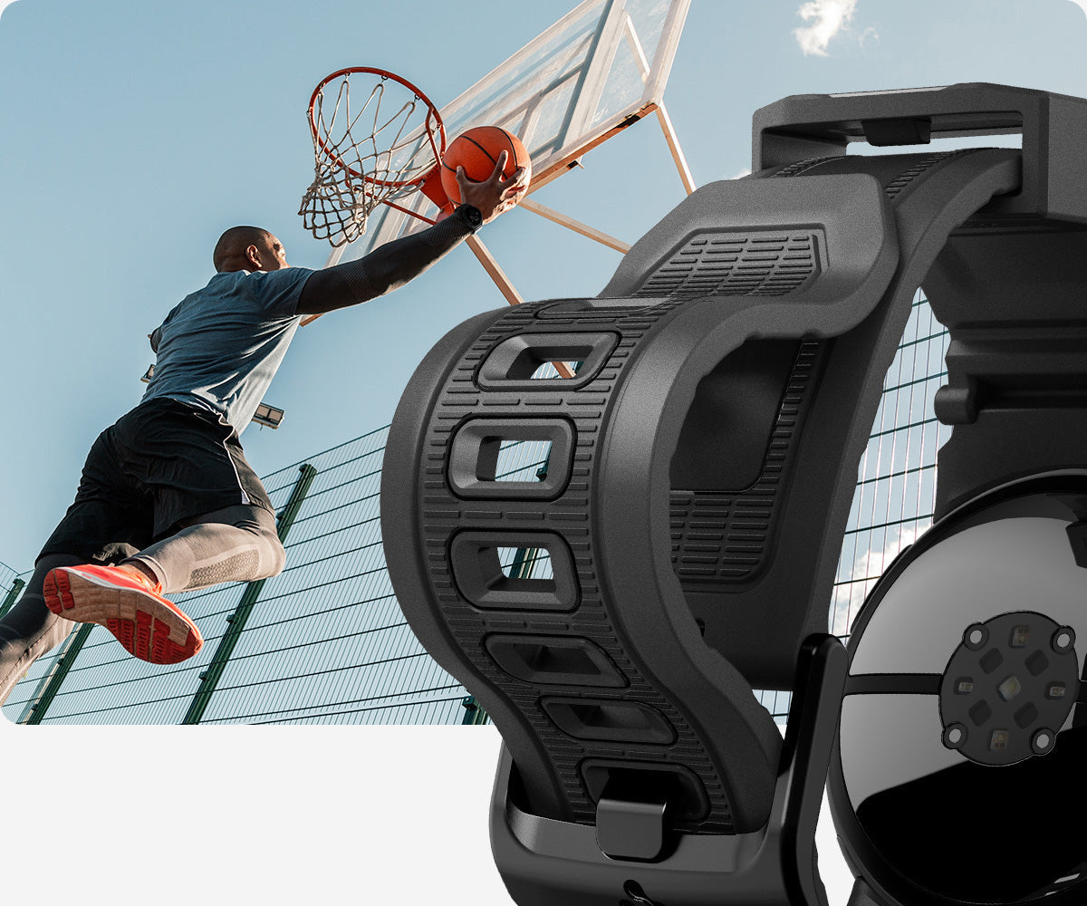 Armband für Google Pixel Watch 5 (41mm) / 4 (41mm) / 3 (41mm), Spigen Rugged Band, Schwarz (3/11)