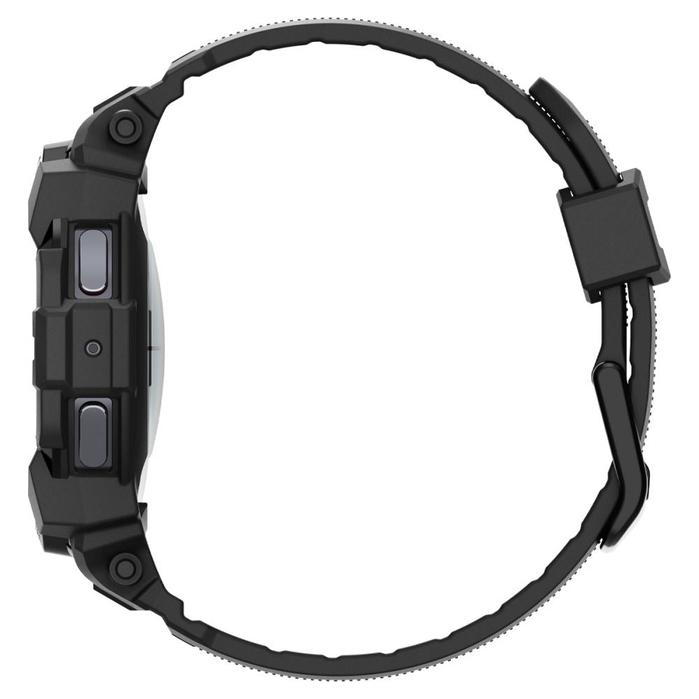 Schutzhülle mit Armband für Galaxy Watch 7 40mm, Spigen Rugged Armor Pro, Schwarz