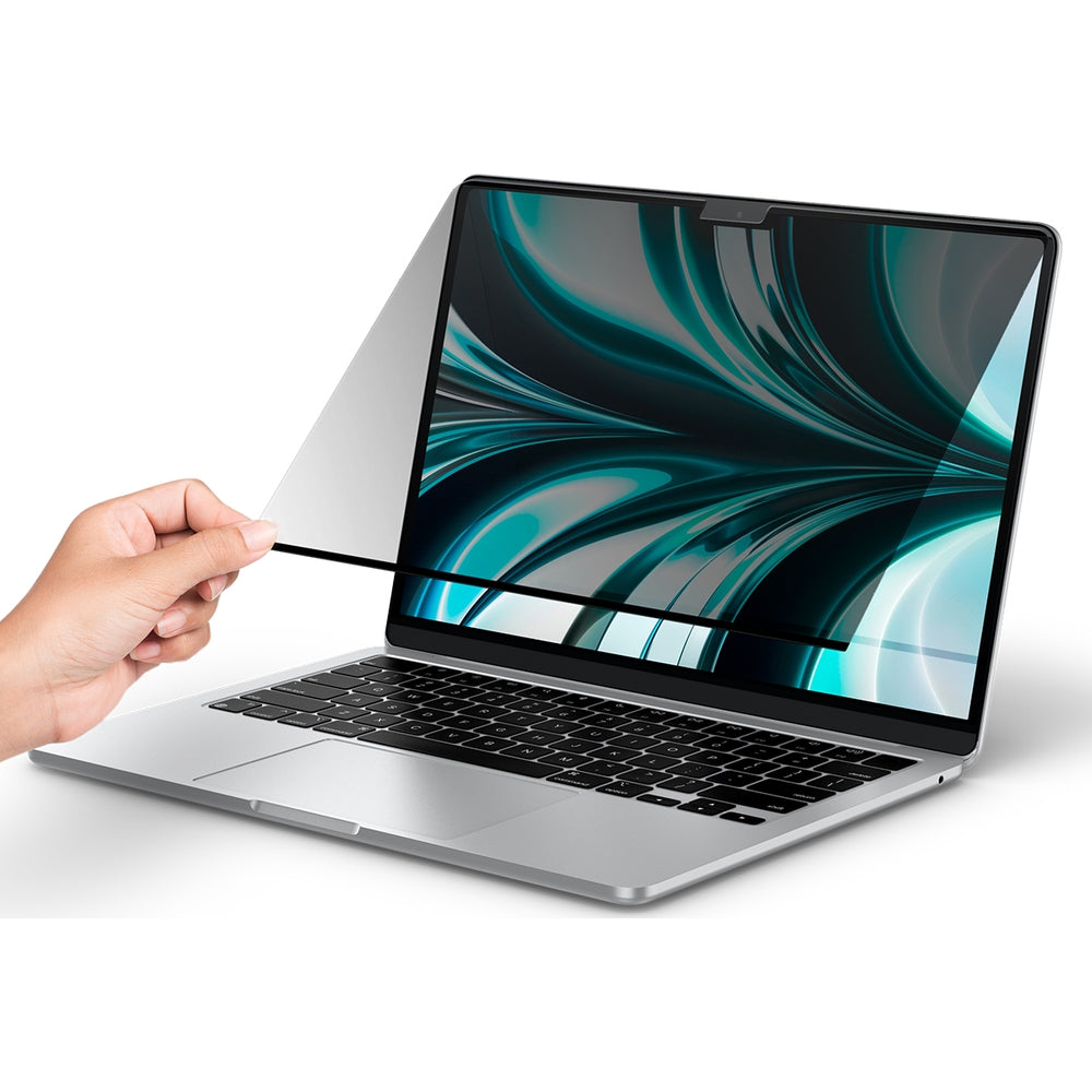 Folie mit Sichtschutzfilter für MacBook Air 13.6" M4 / M3 / M2, Spigen SafeView Privacy Filter