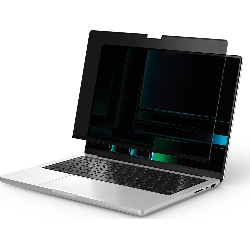 Folie mit Sichtschutzfilter für MacBook Pro 14" 2021-2024, Spigen SafeView Privacy Filter